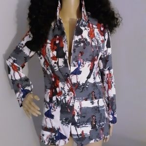 Women's Printed Fashion Blazer